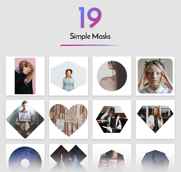 Instagram Masks Vol. 1 in Instagram Templates - product preview 3