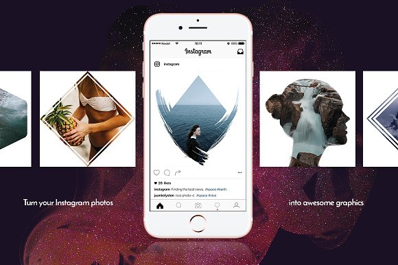 Instagram Masks Vol. 1 in Instagram Templates - product preview 5