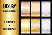 6 Premium metallic backgrounds pack