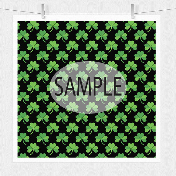 St. Patricks Day Digital Paper in Patterns - product preview 2