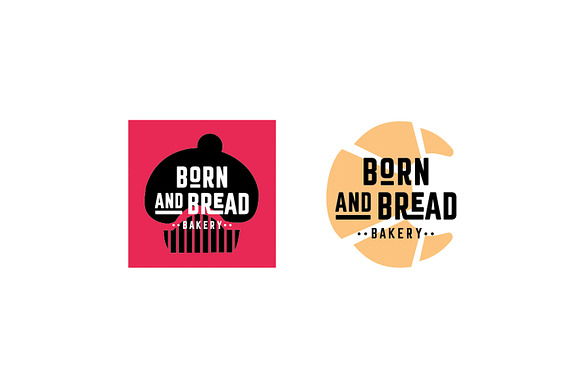 6 Bakery Logos in Logo Icons - product preview 3