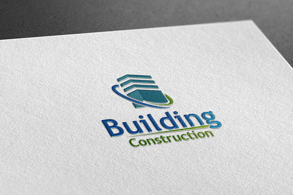Building Construction Style Logo
