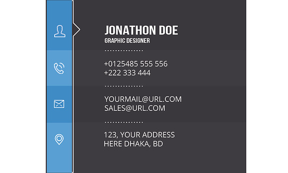 Simple Business Card in Business Card Templates - product preview 6