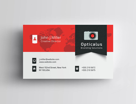 Creative Business Card 001 in Business Card Templates - product preview 2