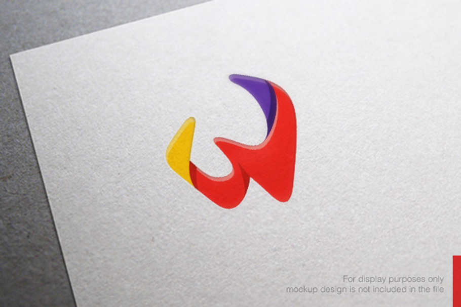 Color Letter W Logo in Logo Templates - product preview 8