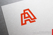 Color Letter A Logo