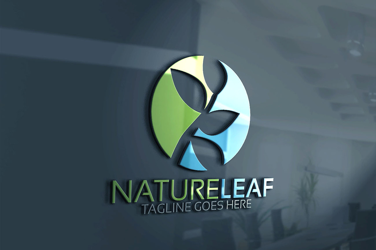 Nature Leaf Logo in Logo Templates - product preview 8