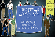 Hand Drawn Modern Men
