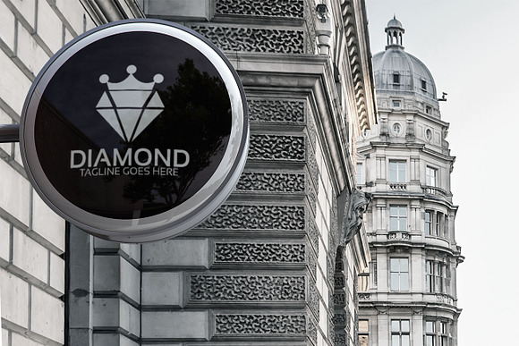 Diamond King Logo in Logo Templates - product preview 1