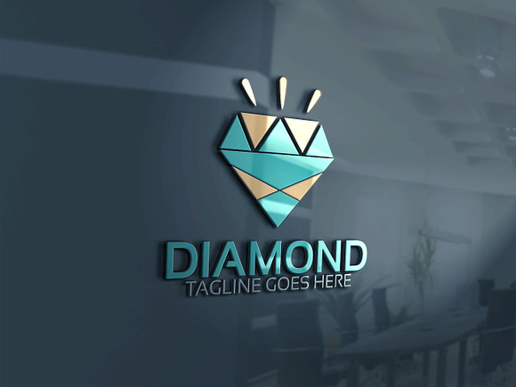 Diamond Logo Version 2 in Logo Templates - product preview 2
