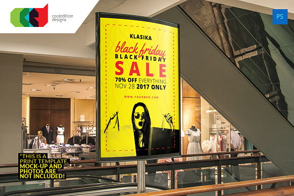 Black Friday Bus Stop Billboard 2 in Flyer Templates - product preview 1