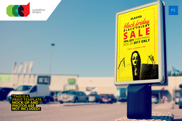 Black Friday Bus Stop Billboard 2 in Flyer Templates - product preview 2