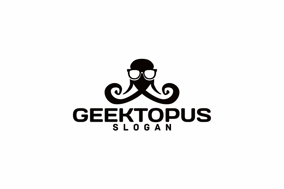 Geektopus  in Logo Templates - product preview 8