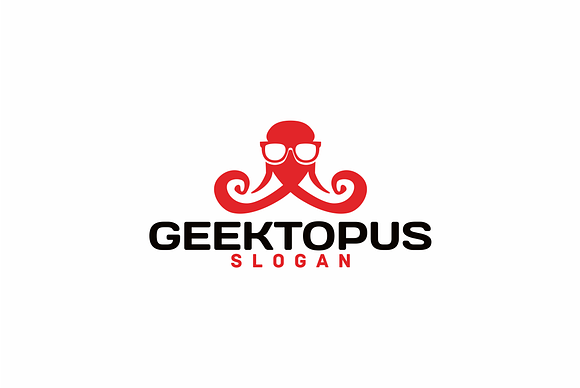 Geektopus  in Logo Templates - product preview 1