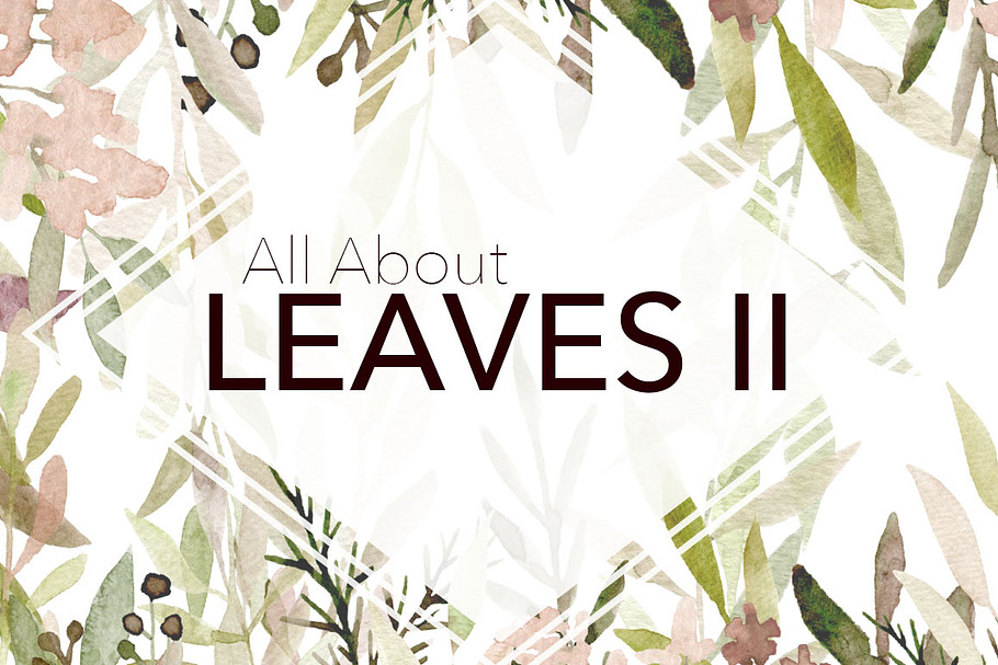 All About Leaves 2 - Watercolor 