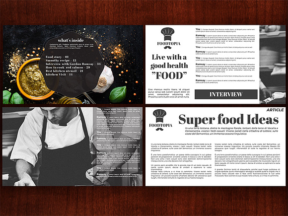 Foodtopia Presentation Template in PowerPoint Templates - product preview 3