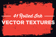41 Rolled Ink Vector Textures