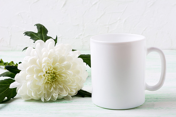 Download White coffee mug mockup | Creative Product Mockups ~ Creative Market