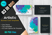 Artistic Business Card Template -002