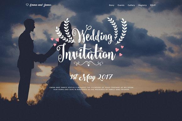 Wedding Theme - Perfect Day in Bootstrap Themes - product preview 4