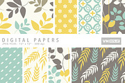 Digital Papers - Leaves - 101