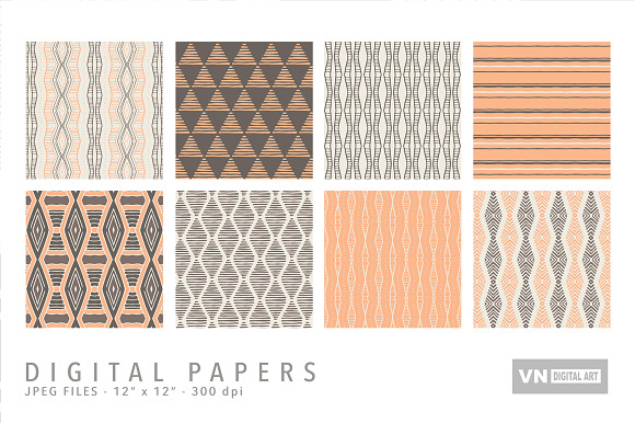Digital Papers - Tribal - 104 in Patterns - product preview 1