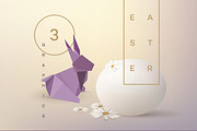 Easter Origami graphics
