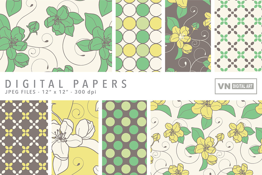 Digital Papers - Flea Market - 386 in Patterns - product preview 8