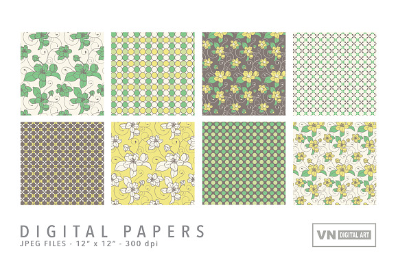 Digital Papers - Flea Market - 386 in Patterns - product preview 1
