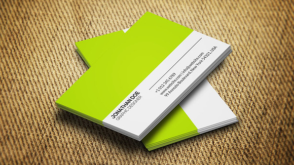 Creative Business Card CM110 in Business Card Templates - product preview 1