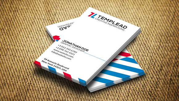 Creative Business Card CM112 in Business Card Templates - product preview 1