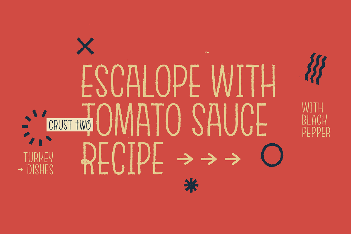 Escalope Crust Two + Icons in Icon Fonts - product preview 8