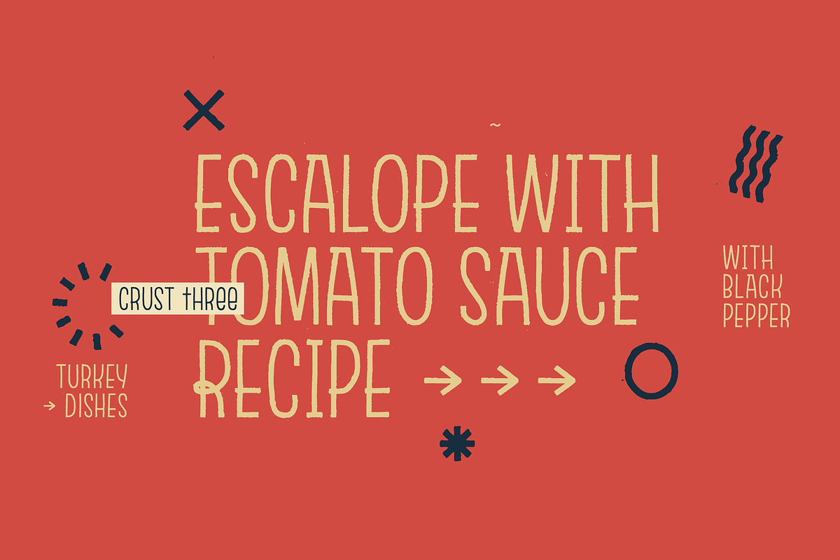 Escalope Crust Three + Icons in Icon Fonts - product preview 8