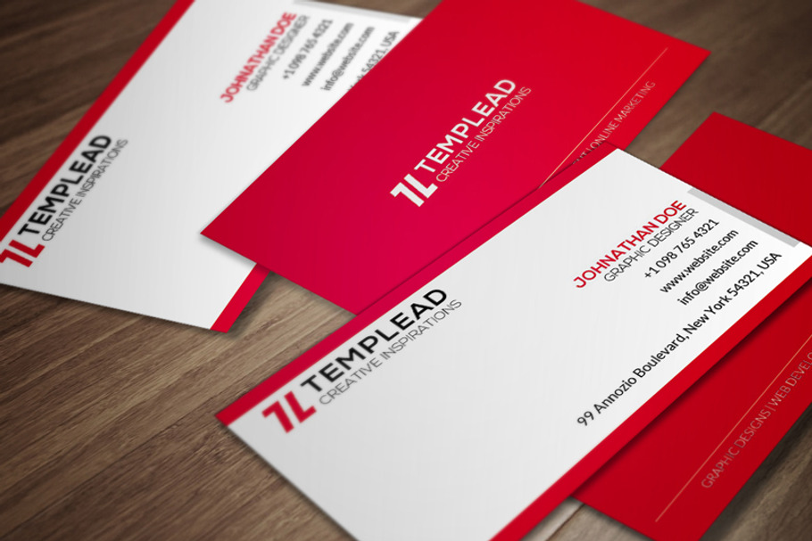 Corporate Business Card CM118 in Business Card Templates - product preview 8