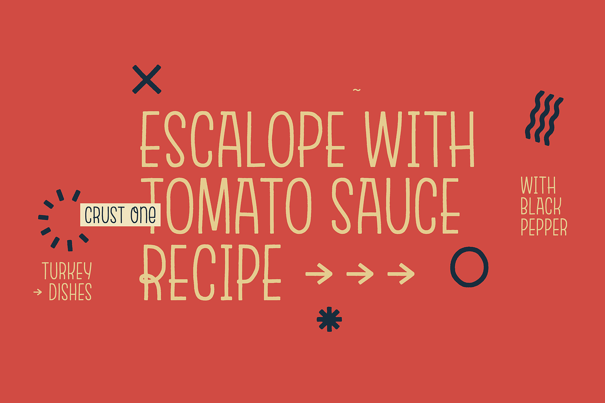 Escalope Complete Family in Display Fonts - product preview 8