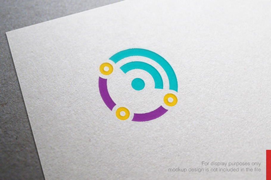 Network Signal Logo in Logo Templates - product preview 8