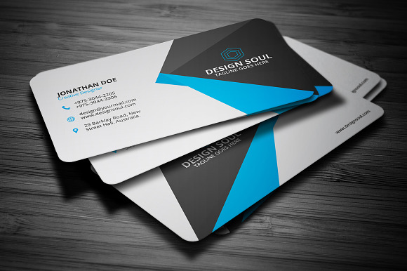 Modern Business Card in Business Card Templates - product preview 4