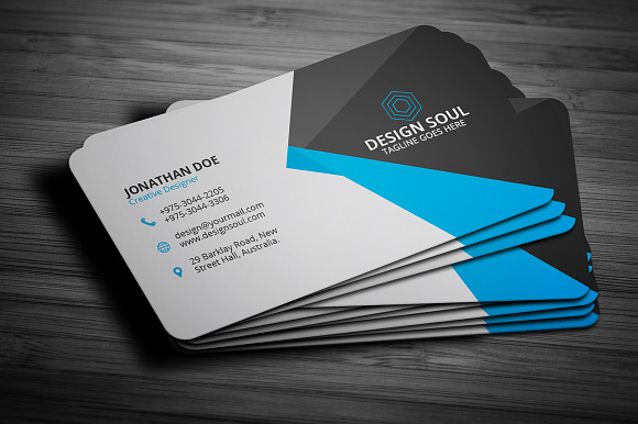 Modern Business Card in Business Card Templates - product preview 6