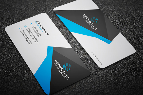 Modern Business Card in Business Card Templates - product preview 7
