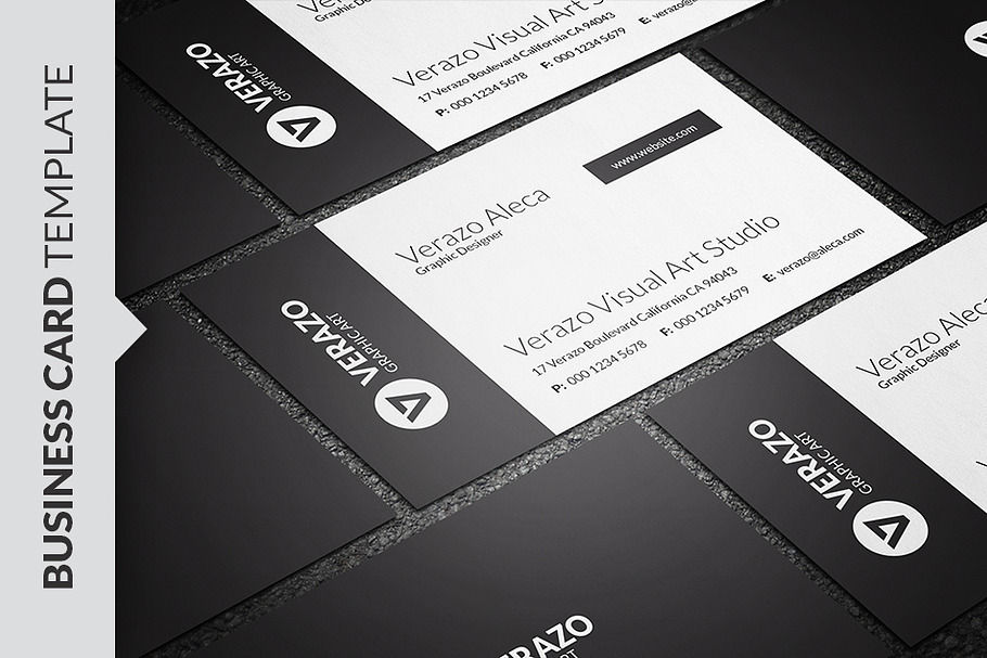Clean Business Card Template in Business Card Templates - product preview 8