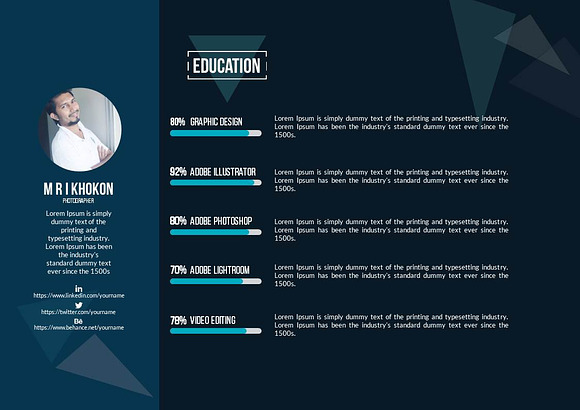 Professional CV PowerPoint Templates in PowerPoint Templates - product preview 5