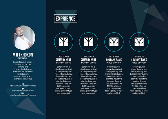 Professional CV PowerPoint Templates in PowerPoint Templates - product preview 7