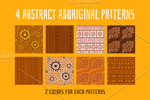 Australian aboroginal pattern set in Patterns - product preview 2