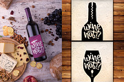Hand Lettering Quotes about Wine