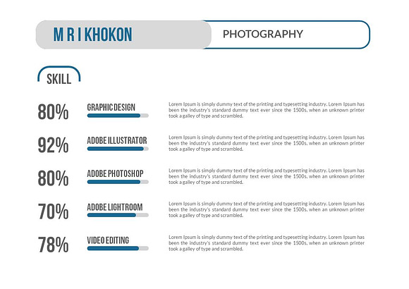 Photography CV PowerPoint Templates in PowerPoint Templates - product preview 5