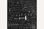 Physics Blackboard Image