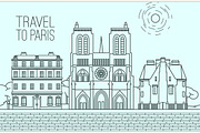 Paris Travel Concept