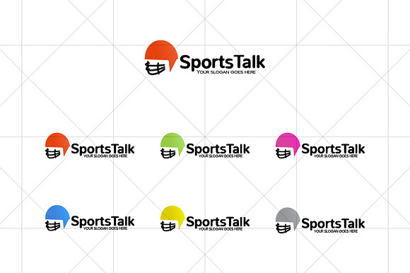 Sports Talk Logo Template in Logo Templates - product preview 1