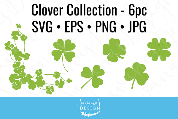 Shamrock Cut Files and Clipart