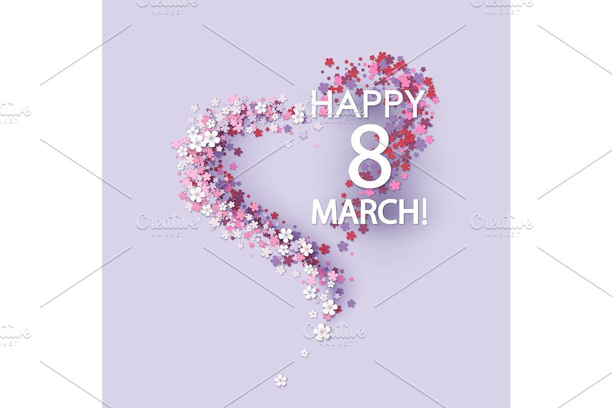 Women day background in Card Templates - product preview 8